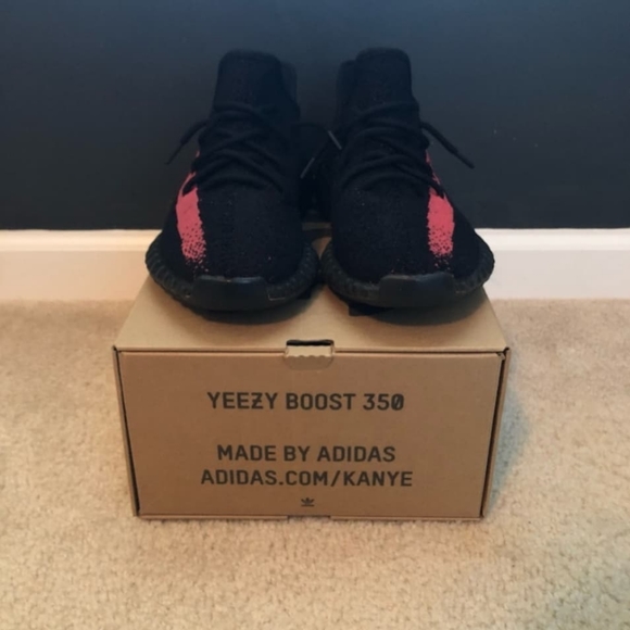 Adidas Yeezy Boost 350 Core Red - Picture 2 of 8